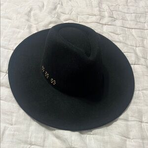 Universal Thread Black Wide-Brim Hat